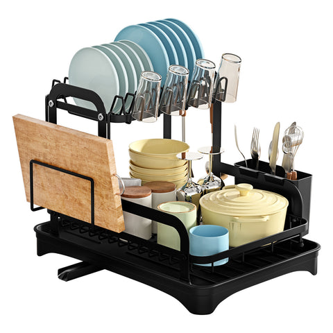 Home Kitchen Double-layer Draining Rack